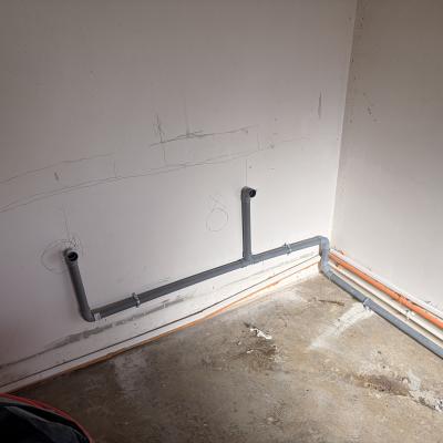 Création d'une sale de bain dans une ancienne chambre 5