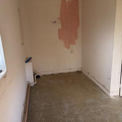 Création d'une sale de bain dans une ancienne chambre 3