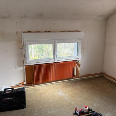 Création d'une sale de bain dans une ancienne chambre 1