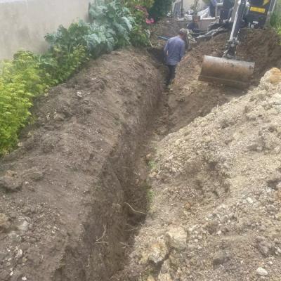 Dernière réalisation DA SILVA ASSAINISSEMENT MAÇONNERIE