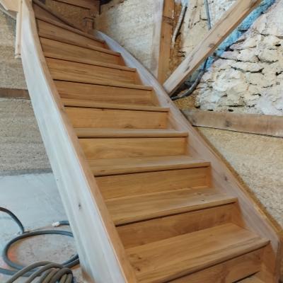 Dernière réalisation Sauger charpente et escalier bois