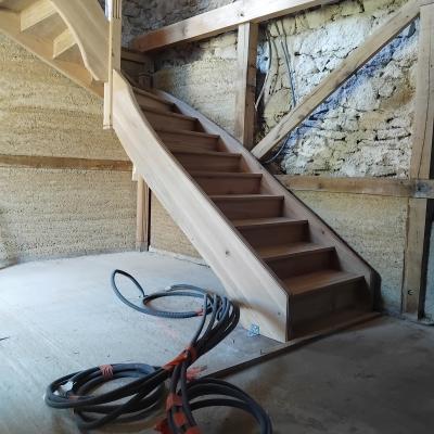 Dernière réalisation Sauger charpente et escalier bois