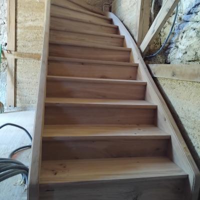Dernière réalisation Sauger charpente et escalier bois