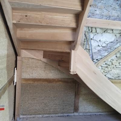 Dernière réalisation Sauger charpente et escalier bois