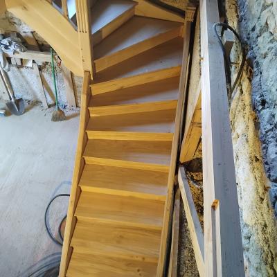 Dernière réalisation Sauger charpente et escalier bois