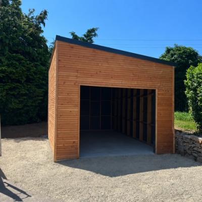 Garage en bois 1