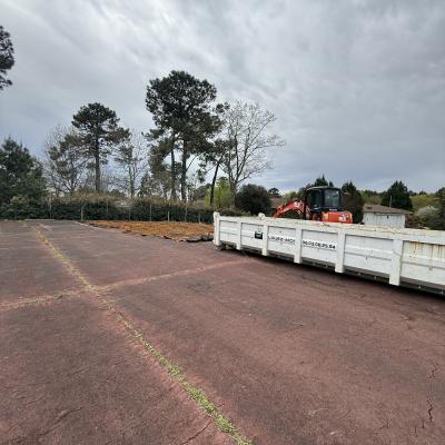 démolition terrain de tennis 1