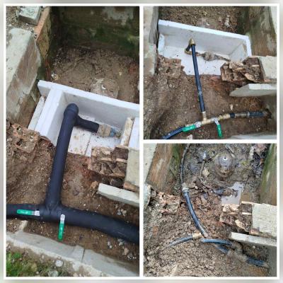 Remplacement du réseau d'alimentation en eau 2