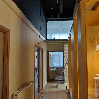 pose de faux plafond démontable 1