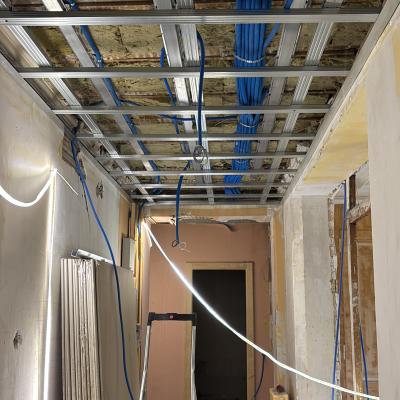 placo platre, faux plafond,menuiserie, escalier metalique 4