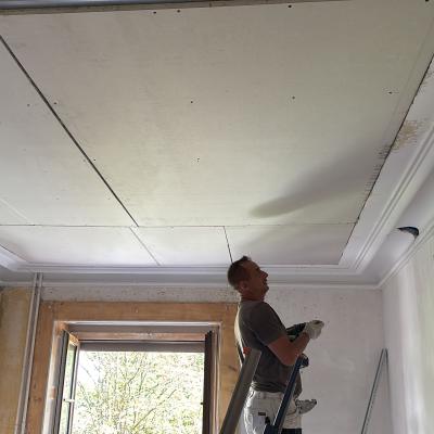 placo platre, faux plafond,menuiserie, escalier metalique 3